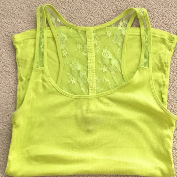 AMERICAN EAGLE tank top with lace - Size M - Picture 1 of 2